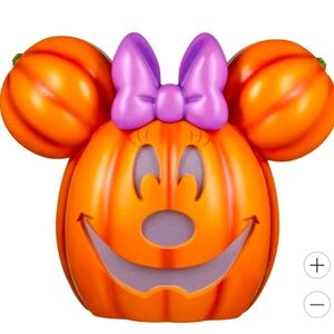 TikTok Costco Disney LED Minnie Jack-O-Lantern Pumpkin